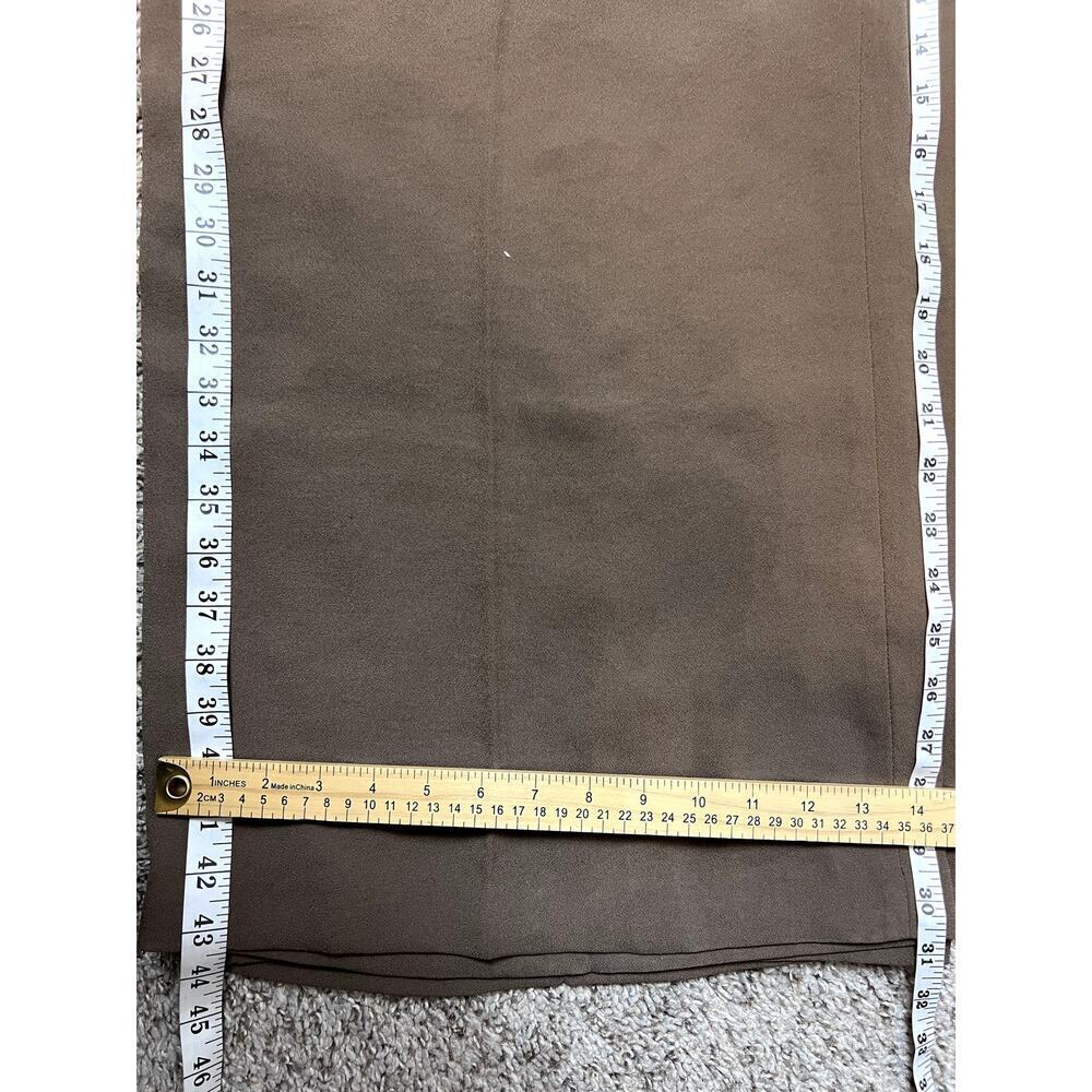 NWT Spanx Carefree Crepe Pleated Trouser Chic Brown 1X - Picture 9 of 9